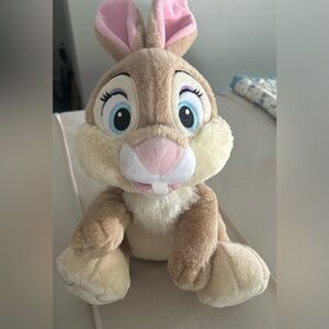 14" Disney Store Miss Bunny Thumper Plush Stuffed Animal Rabbit Tan Brown Bambi.